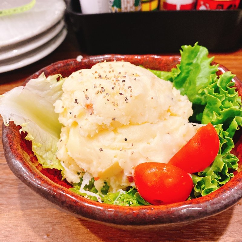 至高のポテサラ(焼鳥天六ちゃんの縁家)