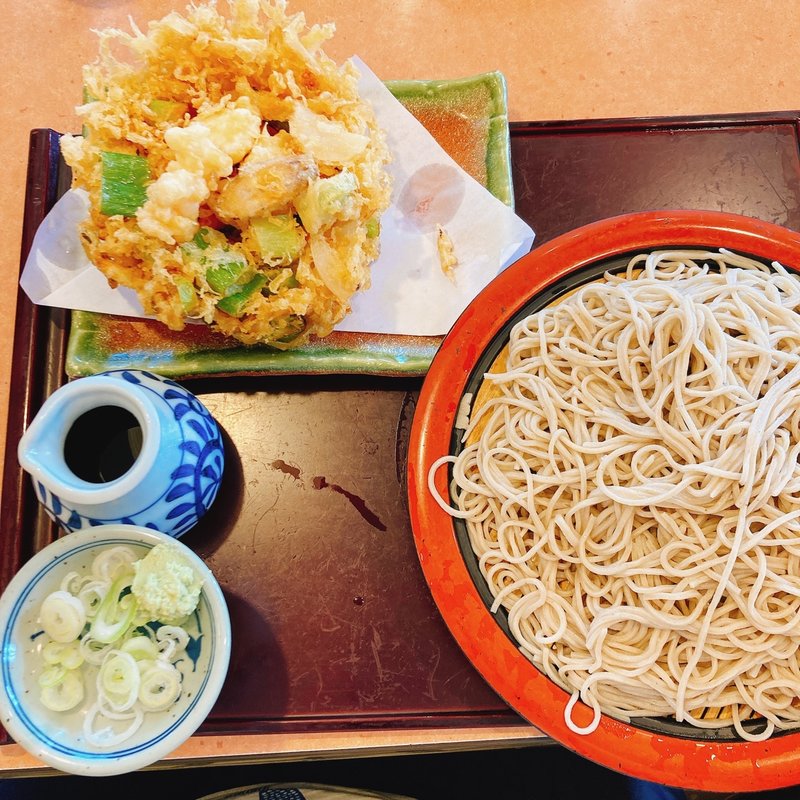 特大かき揚げ天ざる(そば元本舗 那珂店 （そばげんほんぽ）)