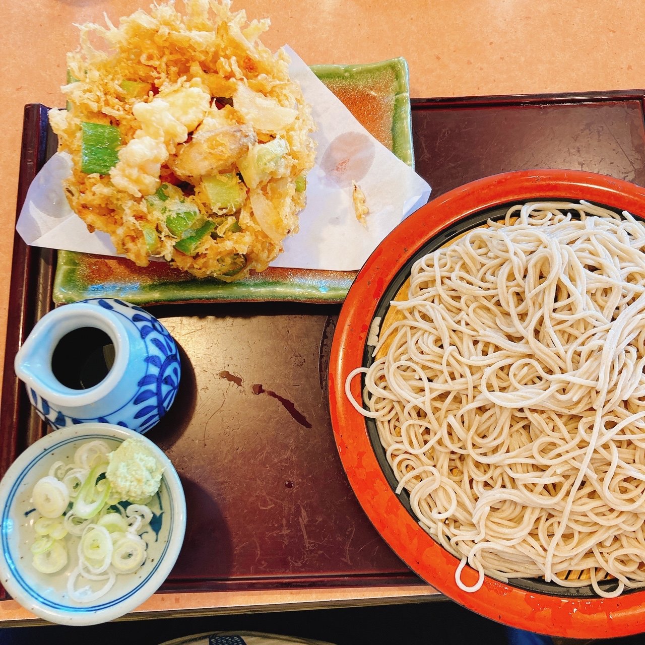 ！きぃ7346！食品サンプル　天ざる蕎麦 きぃ7346様専用！食品サンプル 天ざる蕎麦