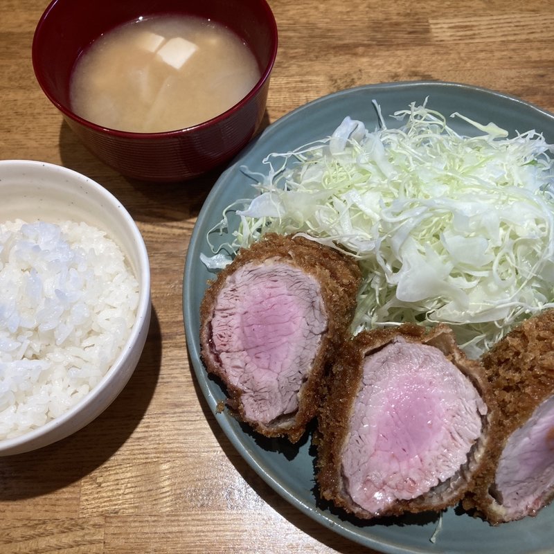 ヒレカツ定食 L(パセリ )