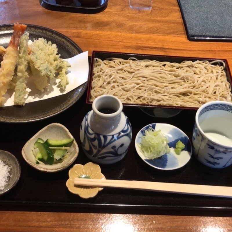 天せいろ　大盛(+200)(手打そば かさ川)