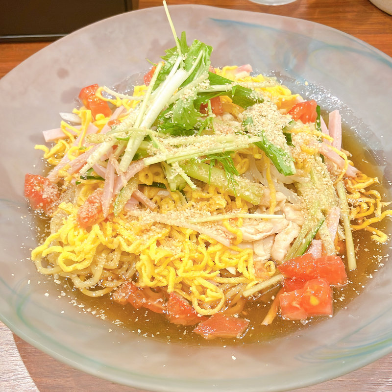 彩り冷し中華(越後秘蔵麺 無尽蔵 トレッサ横浜店)