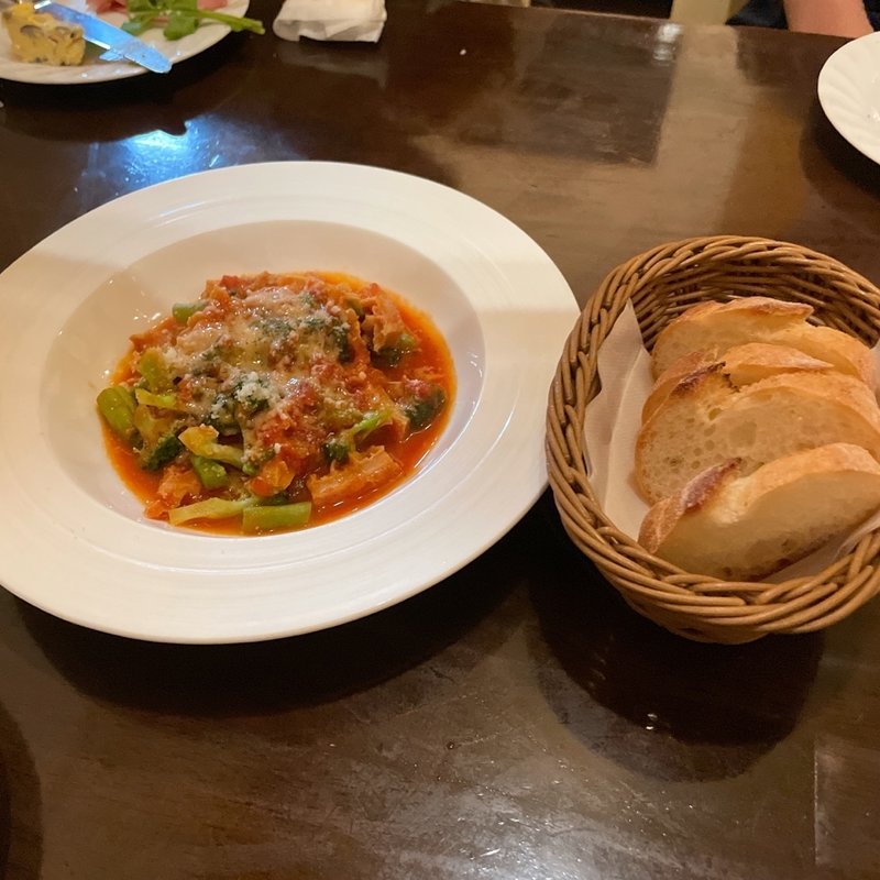 トリッパのトマト煮込み(Cuore)