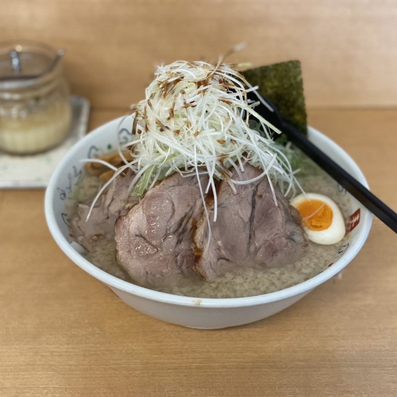 こってりねぎチャーシュー+大盛り(大河 （たいが）)