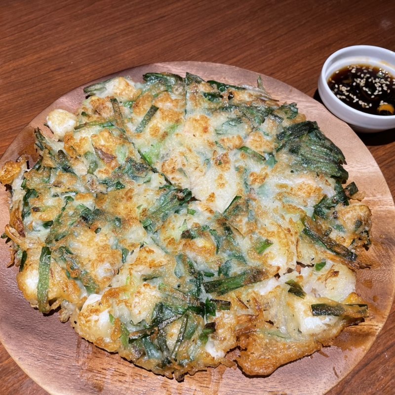 海鮮チヂミ(本場韓国屋台 マショランド川越店（마셔랜드 포장마차 ))