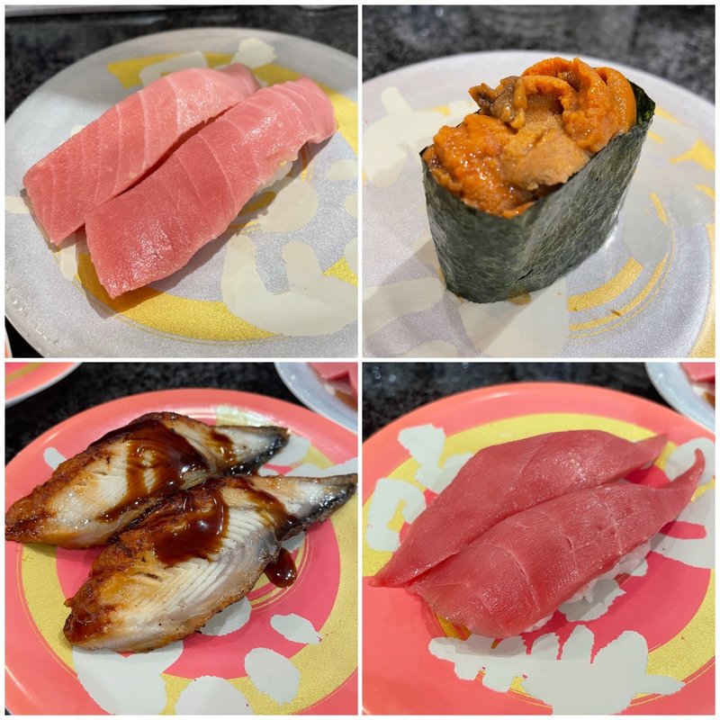 本鮪赤身＋中とろ＋生うに＋うなぎ(沼津港 新宿本店)