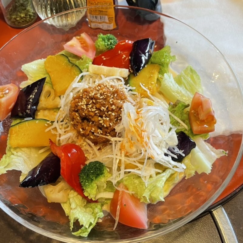 冷やし坦々うどん(味の民芸 大田原店 （あじのみんげい）)