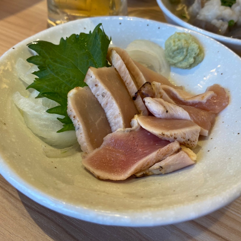 鶏のたたき(ハッケン酒場 原田店)