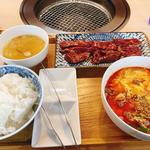 ハラミ定食(くたみや食堂)