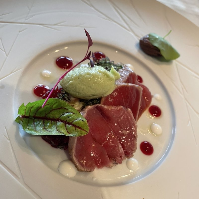 鮪づくし　アボガドソース(ラ テラス あやめ池店 （La Terrasse）)