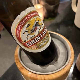キンキンビール(江戸東京小岩　創業昭和十一年　餃子の老舗　中華料理　永楽 )