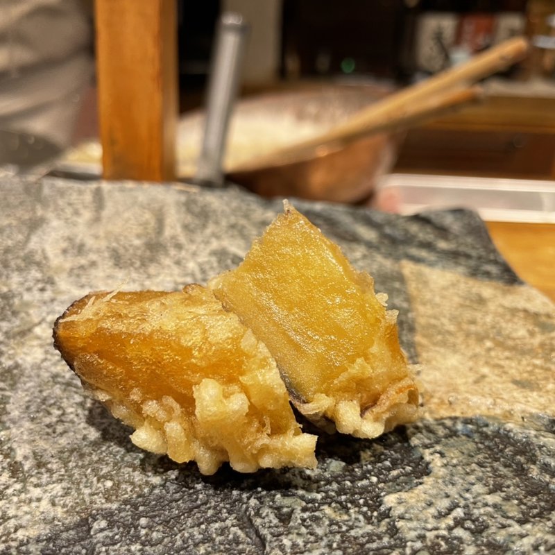 安納芋天麩羅(もっこす )