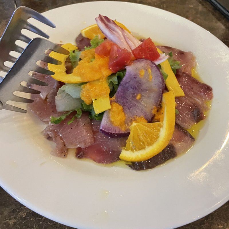 鮮魚のカルパッチョ(エトナマーレ 横浜ベイクォーター店)