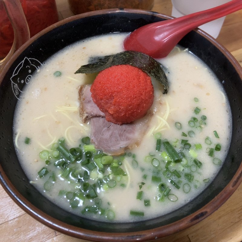 博多めんたいこラーメン(長浜や 上野店)