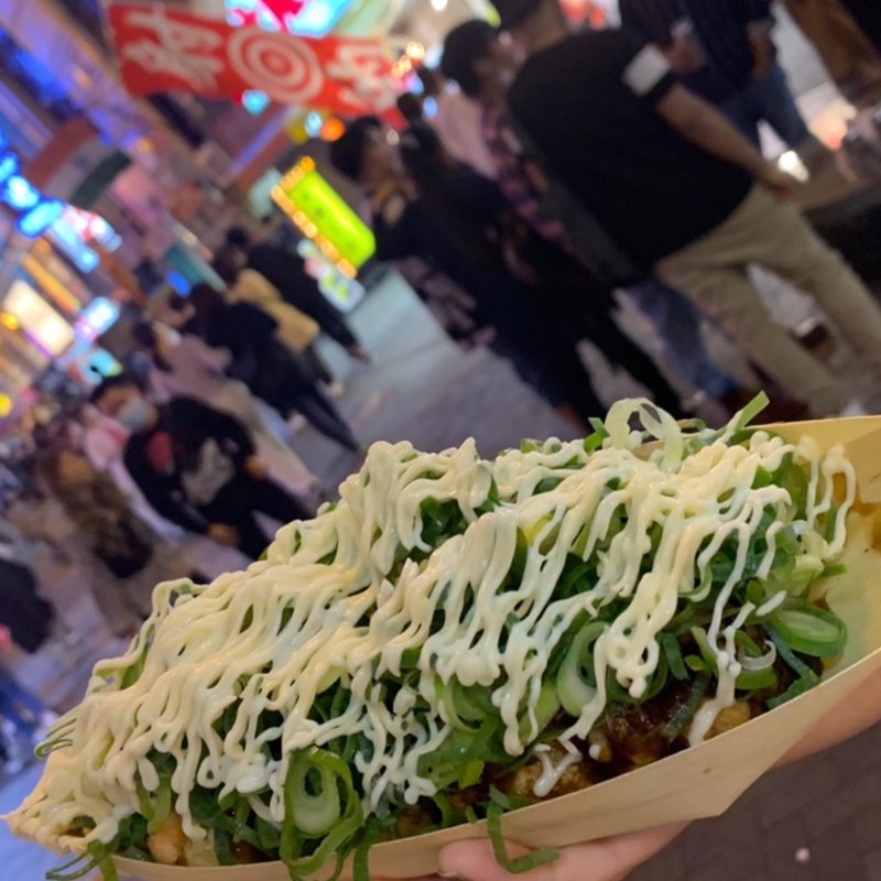 大盛り　ネギソースマヨ(たこ焼十八番 道頓堀店 )