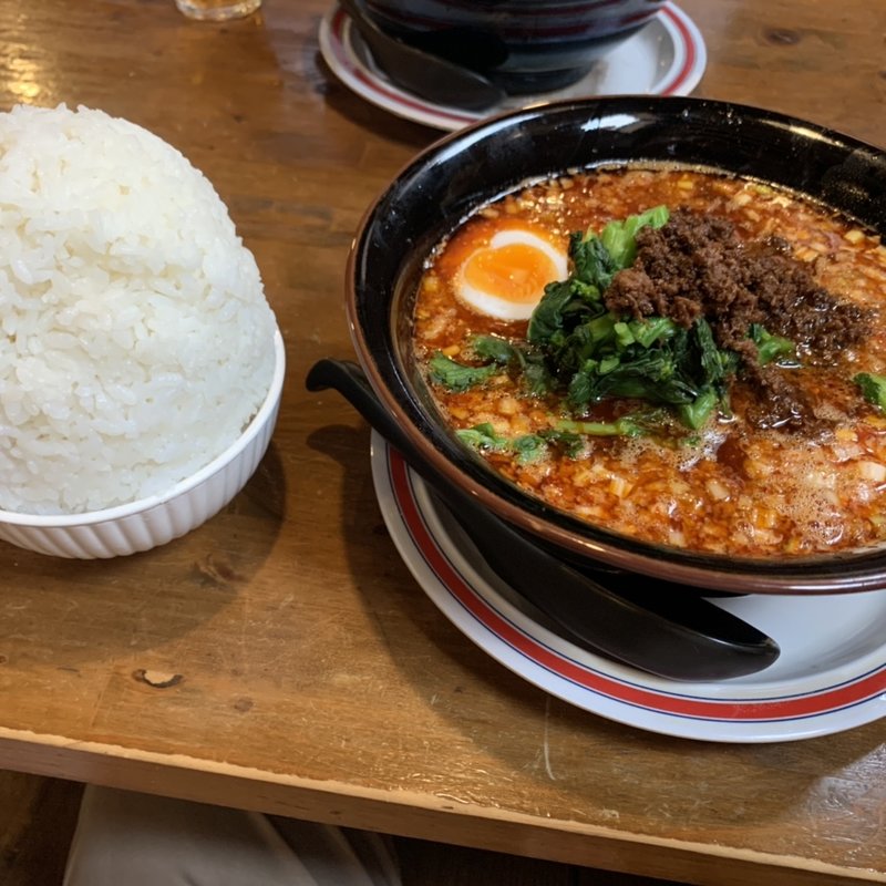 担々麺 オムライス(担々麺あづま屋 本店)