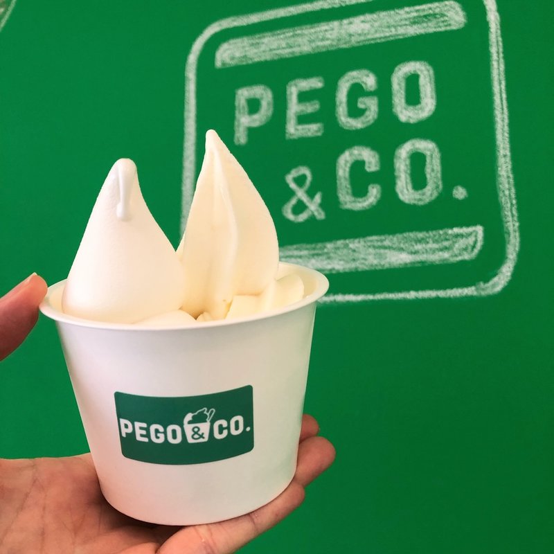 Wソフト（レアチーズ・ジャージーミルク）(PEGO＆CO. 世田谷店（ペゴあんこ せたがやてん）)