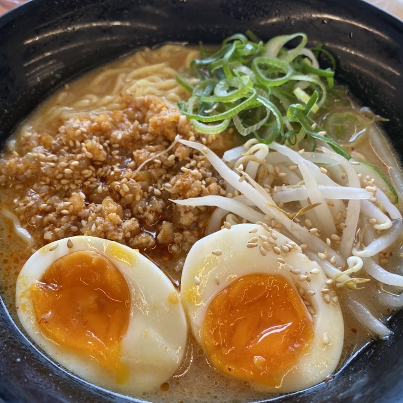 合わせ辛味噌ごまラーメン(九州大学 アグリダイニング)