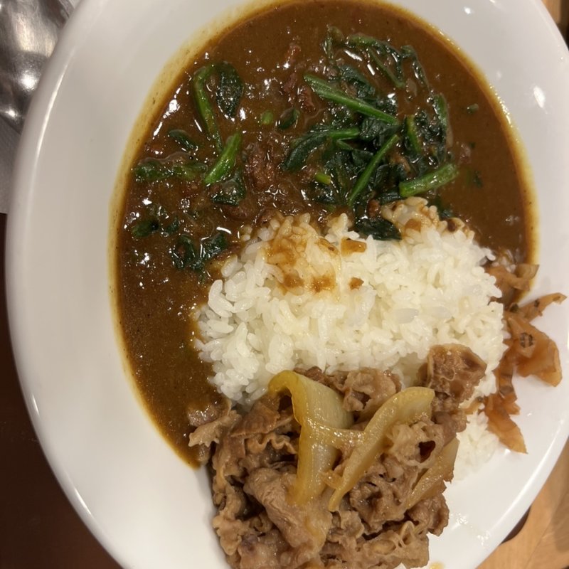 ほうれん草牛カレー(すき家 等々力駅前店 )