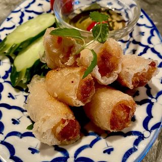 揚げカニ春巻き(ペパカフェフォレスト)