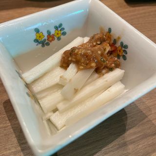 長芋の梅肉添え(串むすび・吉 恵比寿)