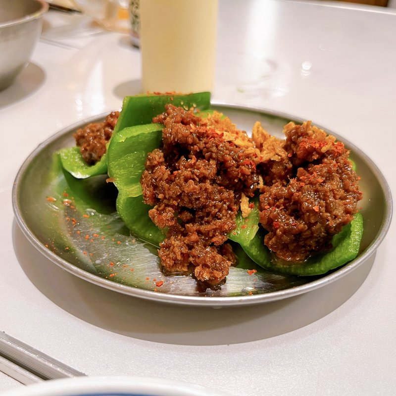 おつまみピーマン(屋台屋 博多劇場 青物横丁店)