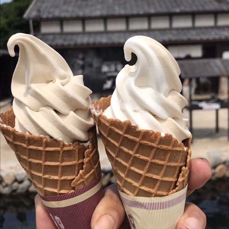 しょうゆソフトクリーム(二十四の瞳館 )