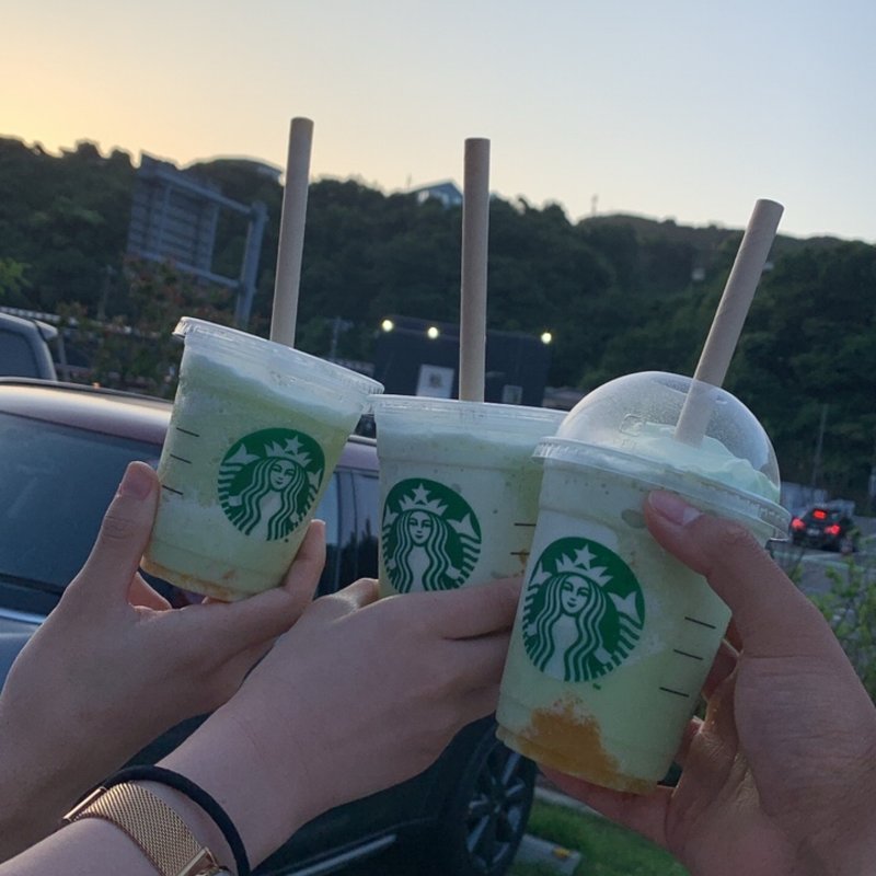 メロンフラペチーノ(スターバックス コーヒー 葉山店)