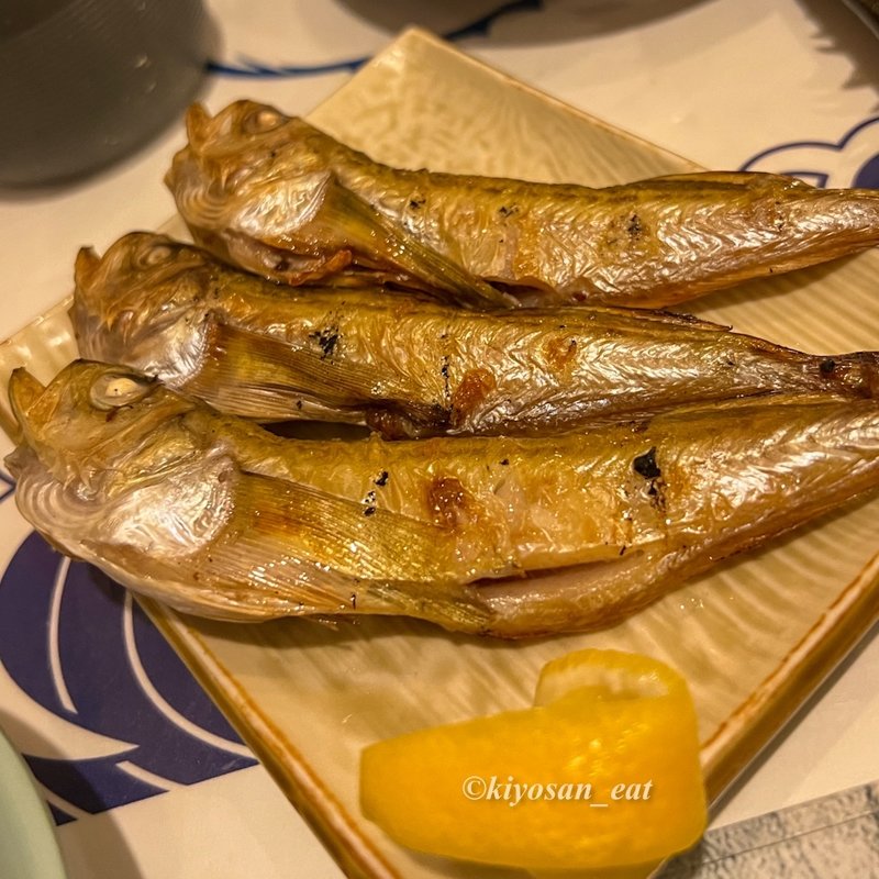 ハタハタ一夜干し(地魚酒場 魚八商店 鶴橋店)