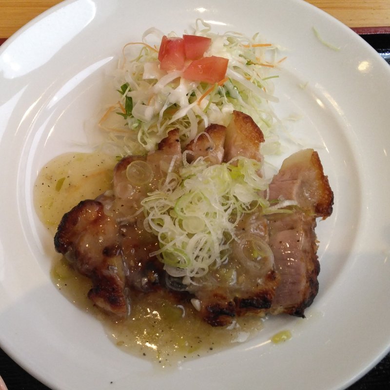 豚肉の塩麴漬け焼きネギダレ(いまここ和食 武屋食堂 北目町店)