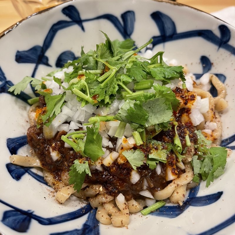 汁なし麻婆麺(自家製麺ロビンソン)