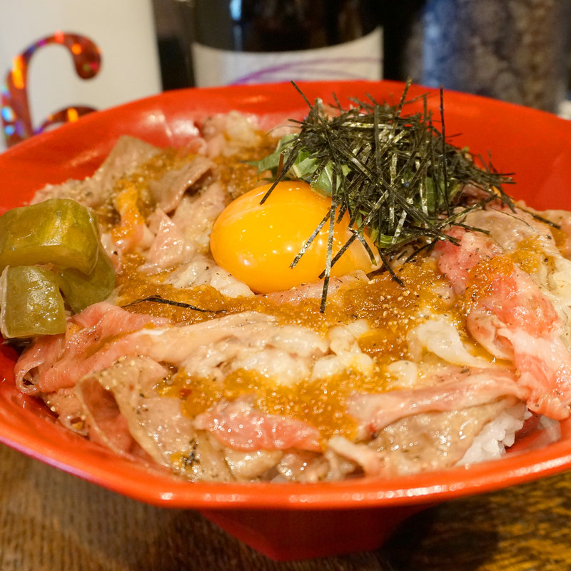 炙り佐賀牛丼(THE SHIP ザシップ Super Premium Dining Pub)