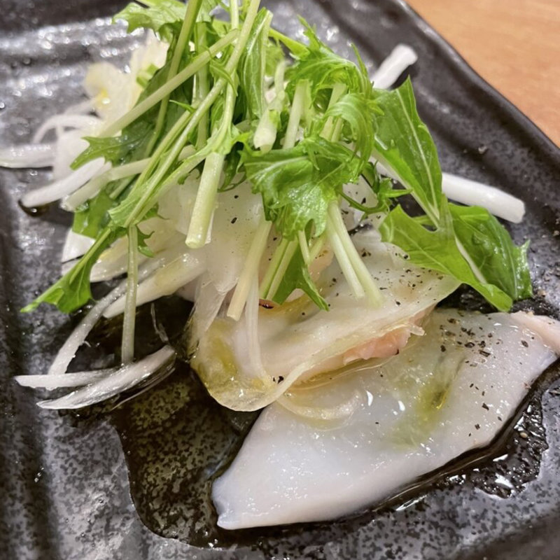 たこカルパッチョ(アカマル屋 川崎東口店)