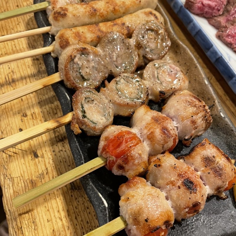 串焼き盛り合わせ(味処 陣屋 仲見世店)