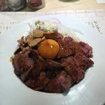 名物ビーフステーキライス(ステーキライスの店 センタービーフ 横浜関内本店)