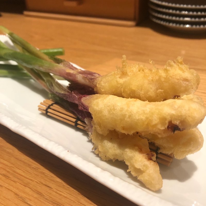 谷中生姜の変わり揚げ(魚菜由良　雑魚亭)