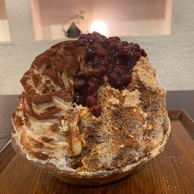 酒粕ティラミス& 黒蜜きな粉金時(かき氷Ryan )