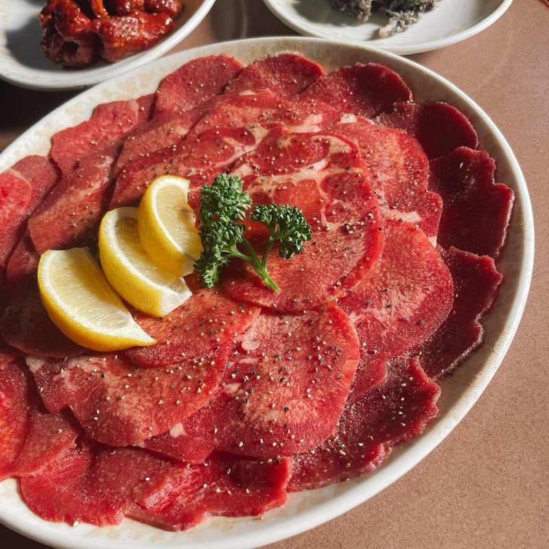 ■塩タン(ソウルカルビ 岡崎本店)