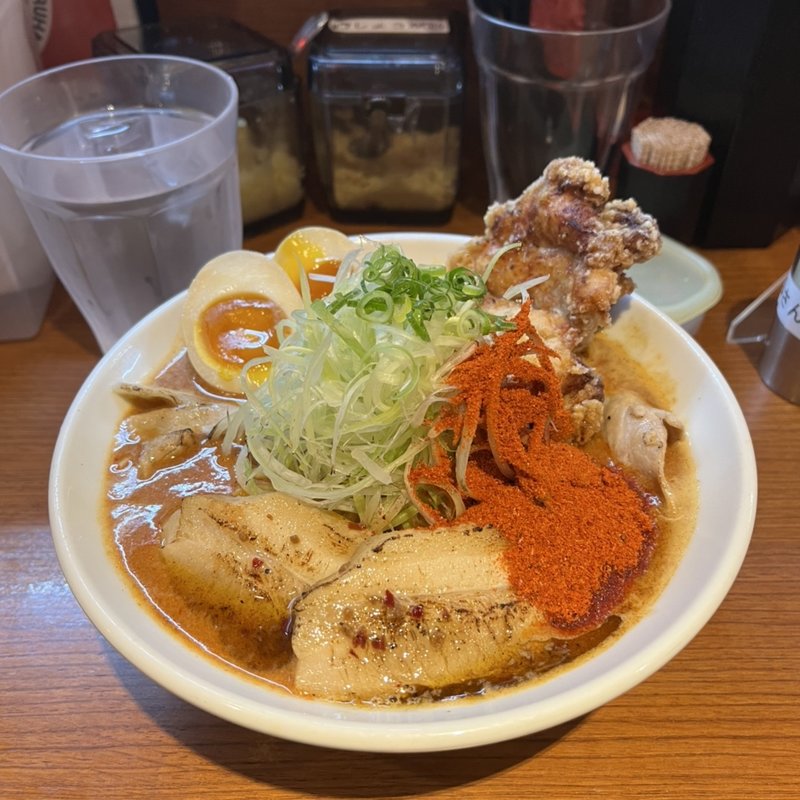 辛口炙り肉ソバ味噌(麺と肉　だいつる　ひるドラ鶴橋)