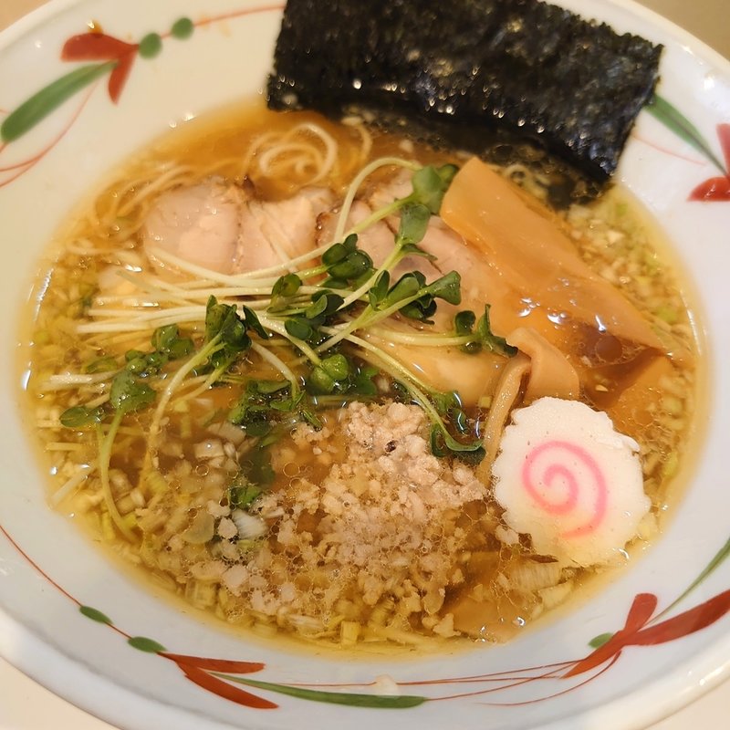 醤油ラーメン薄口(天神下 大喜)