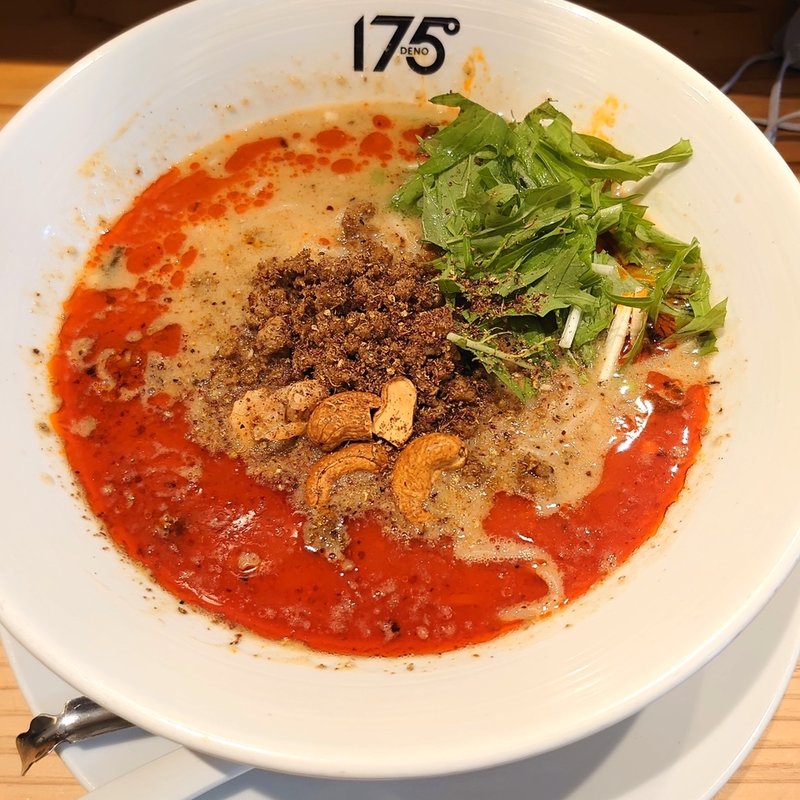 白ごま担担麺（汁あり）(175°DENO担担麺 神田駅北口店)