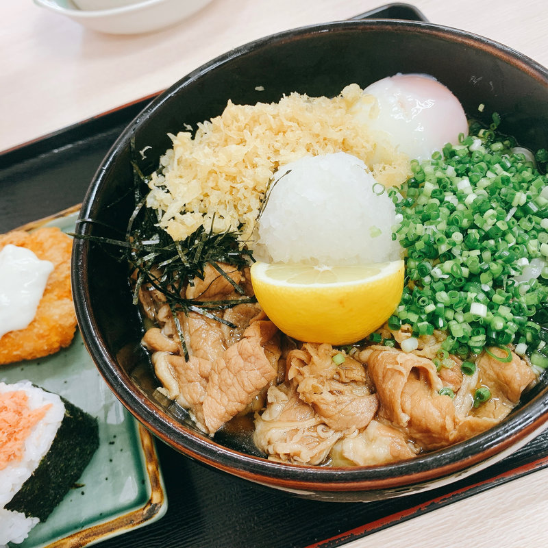 肉ぶっかけ(手打うどん くうかい)