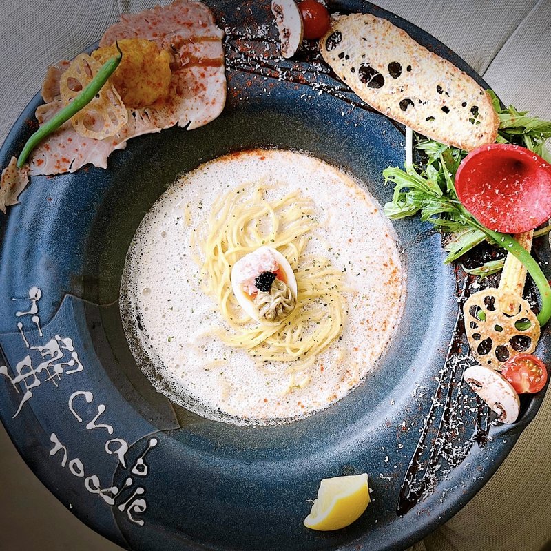  プレミアム蟹noodle トリュフ仕立て(カニ蟹 crab noodle 三宮 )