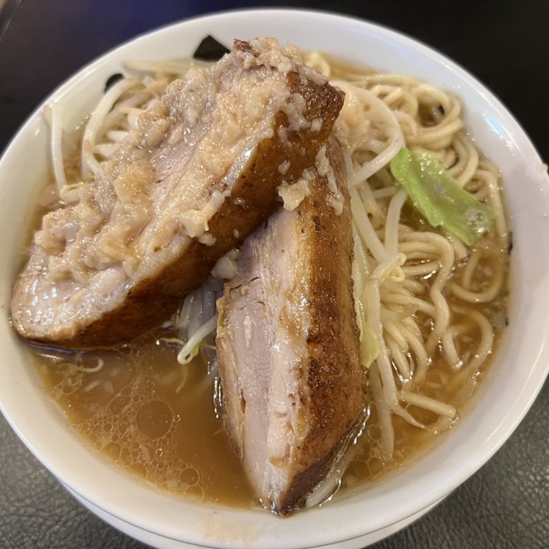 らーめんmacroチャーシュー2枚乗せ(人類みな夢をのせて)