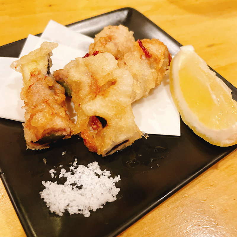 茄子の肉巻き天ぷら(居酒屋 佐藤 恵比寿 )
