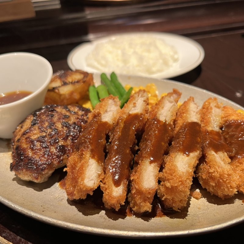 肉盛りランチ(ニユートーキヨー BEER HALL)