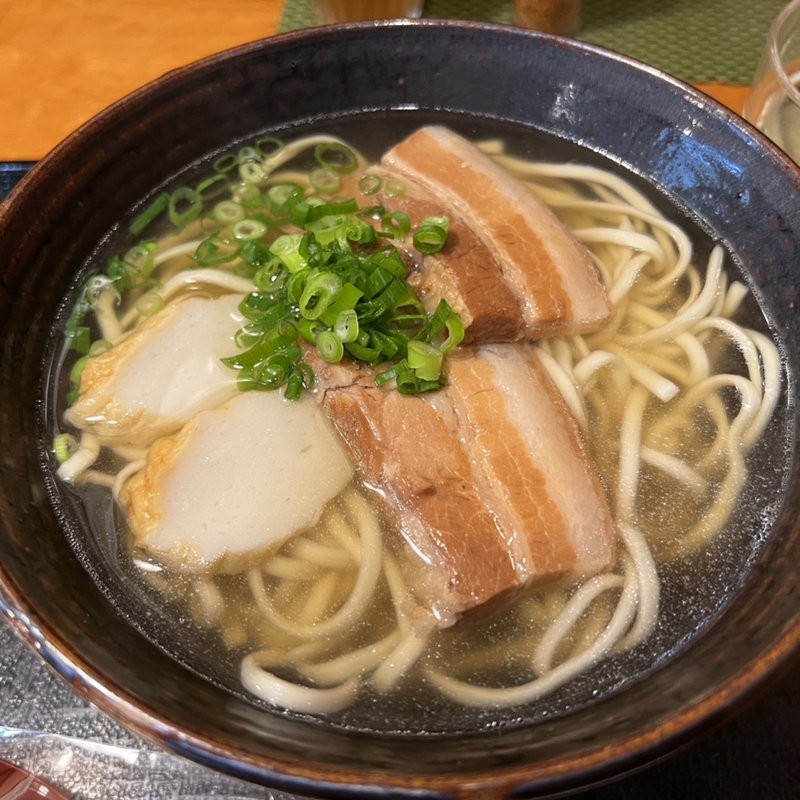 淡水そば(沖縄そばとゆしどうふ 琉球茶房すーる)