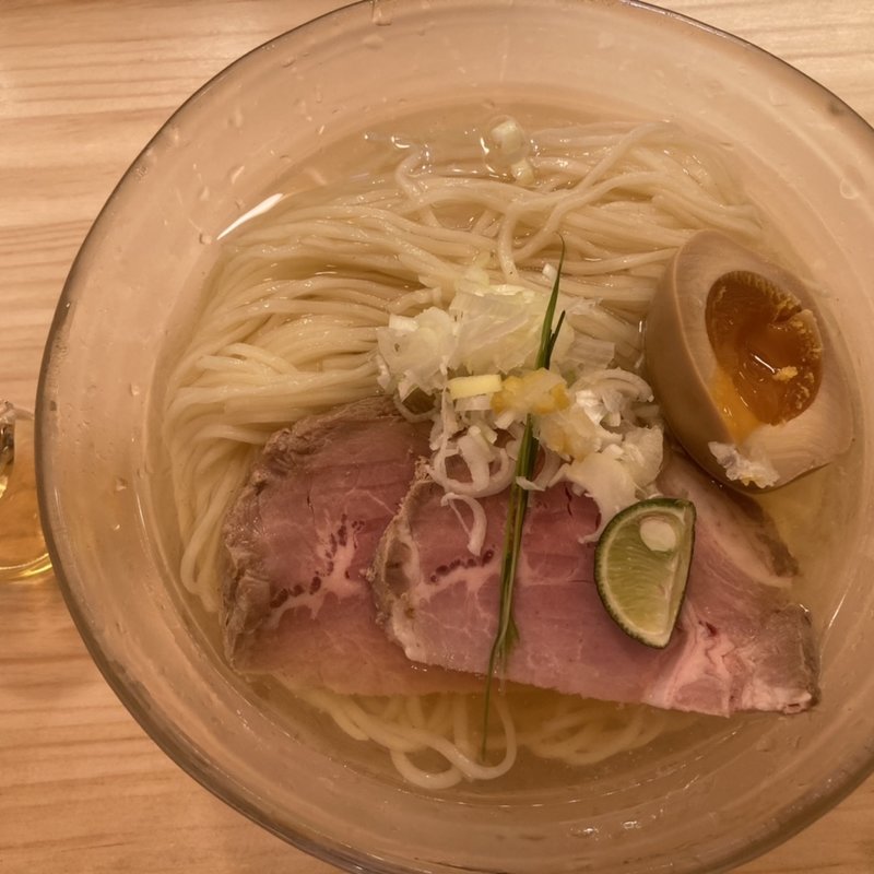 冷しにぼ塩らぁめん(らぁめん しゅき)