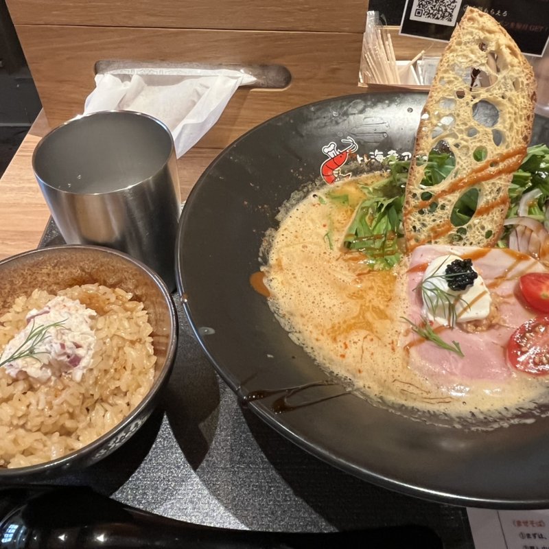 海老noodleスタンダード&海老飯(トレ海老アーンnoodle三宮)