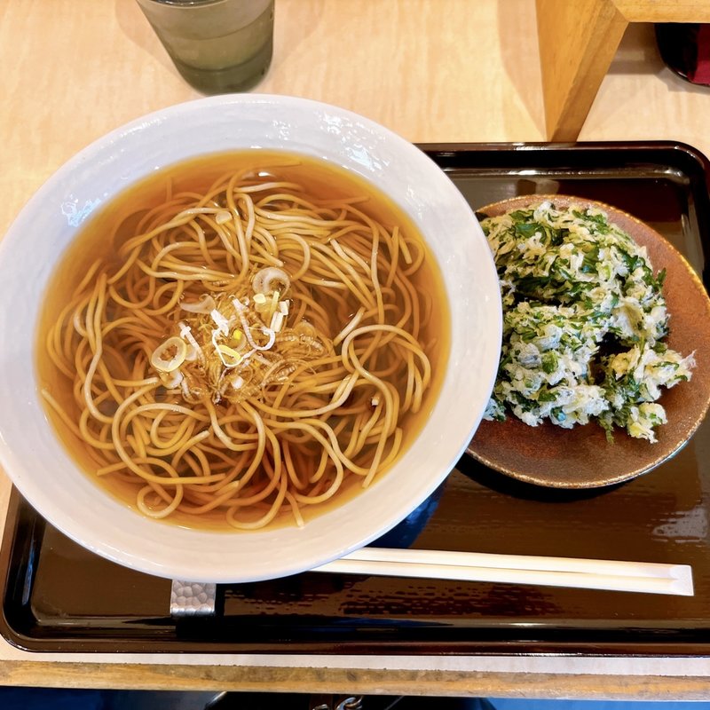 天ぷらそば（天ぷら選べる）(田そば （デンソバ）)